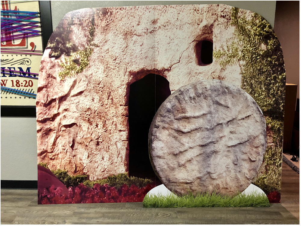 Tomb of Jesus Cardboard Cutout Standup Prop Dino Rentos Studios, INC.